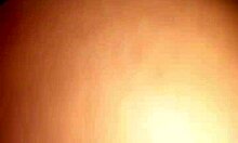 married bride gets kissed and sucked in homemade setting