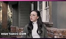 19 yo teen ran away from home, leading to taboo fucking on the desk