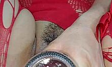 Latina emo squirts on coke bottle in hot orgasm.