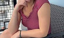 Evie christian tricks her friend's stepdad into fucking her tight college pussy.