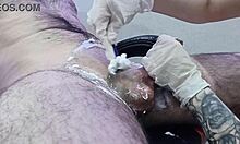 Nurse Shaves Patients Groin And Ends With Happy Ending