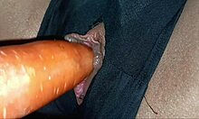 i made her cum with fruit in her tight wet pussy