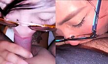 Two Sexy Latinas Sucking Cock for Money: Dafri and Samy Swallow Cum