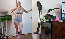 Bratty goth step sis wants a massage and gets her pussy destroyed.