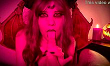 Halloween Sex With Demon Girl In Missionary And Doggystyle