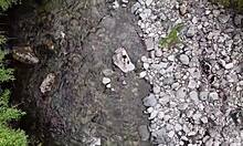 Slutty Teen Invites Pervert for Double Cumshot