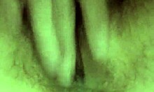 hairy pussy drips in pov solo orgasm