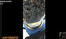 Wife Flashes Tight Wet Pussy in Lingerie Exhibitionist Style