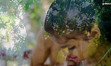 Desi yoga teacher seduces her 18-year-old student outdoors in hindi movie.