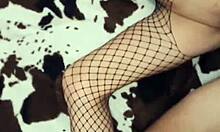 Authentic mature woman in homemade amateur video.