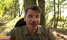 Camping Adventure With Thick Blonde Teen And Older Expert Gent