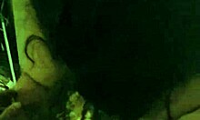 BBWアマチュアとトゥワーキングしながらフェラチオ