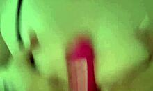 Horny brunette masturbates with toys to orgasm?