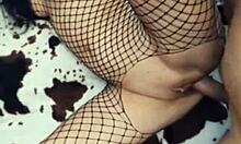 Authentic mature woman in homemade amateur video.