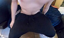 Intensely pumping my cock to enlarge it before cumming hard