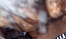 Ebony Amateur Gives Sloppy Blowjob