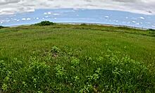 Nicoly Safada Seduces Firefighter on Beach and Rides His Cock in the Woods