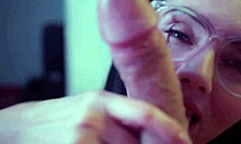 lecherous man interacts with cute amateurs in one-on-one setting