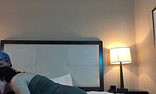 petite teen sucks monster cock in deepthroat session, blowing big dick