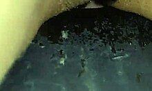 Жёсткий минет в глорихоле пока рогоносец снимал