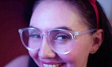 lecherous man interacts with cute amateurs in one-on-one setting