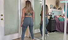 Watch this sexy milf try on gym workout clothes in a fun haul - sfw style from tabithaxxx