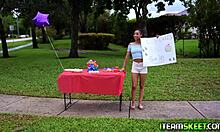 Pervert Stud Fucks Sexy Teen Alicia Reigns With Monster Cock On Couch