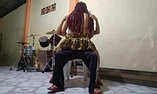 Regal Stepmom with Braids Seduces Athletic Stepson for Intense Cock Riding.