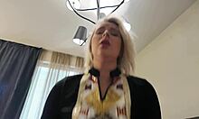 Blonde Housewife Mommy With Big Tits And Ass Gets Fucked Hard By Amateur