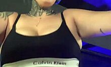 gym workout turns horny, wet pussy.