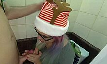 Hot Step Sister Licks And Gags In Toilet Fantasy