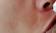 Novinha sucks dick eagerly while parents rest in the next room