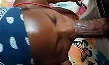 latina ebony girl sucks stepdaddy's big cock horny