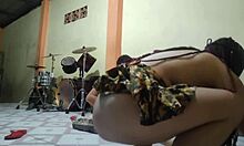 Regal Stepmom with Braids Seduces Athletic Stepson for Intense Cock Riding.