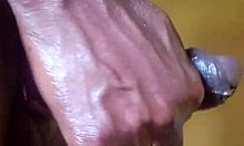 how to give a handjob that mushrooms the dick head.