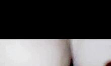 Latina milf bent over doggystyle by young visitor at home