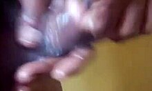 how to give a handjob that mushrooms the dick head.