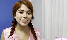 marina gold gets anal from bbc cock in amateur role play