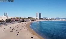 Spectacular Blonde European VISITS Barcelona for CASTING with Victor Bloom