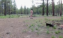 simscristian05 naked flashing at campground entrance