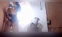 Secretary mother-in-law gets fucked and filled with cum.