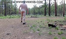 simscristian05 naked flashing at campground entrance
