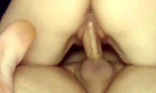 montando verga dura con riding y cumshot