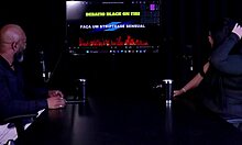 safada stripper shows tits and learns dp with kyra