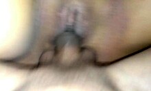Amateur Fingering Wet Shaved Pussy to First Orgasm and Creampie