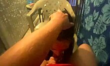 Wife Gives Intense Hotel Blowjob