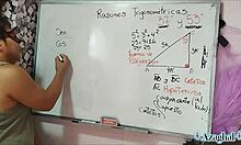 this asian nerd student gets involved in a sexual triangle with teacher in bedroom