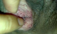 i lend my tight shaved ass to husbands friend for creampie orgasm 😍