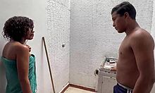 stepsister bribes with blowjob to keep secret, then gets pussy fucked