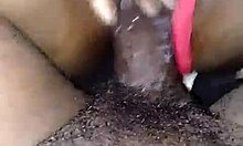 Iamkingsnake ig compilation shows african teen with wet pussy and big pussy lips in clothes ripped dripping action.